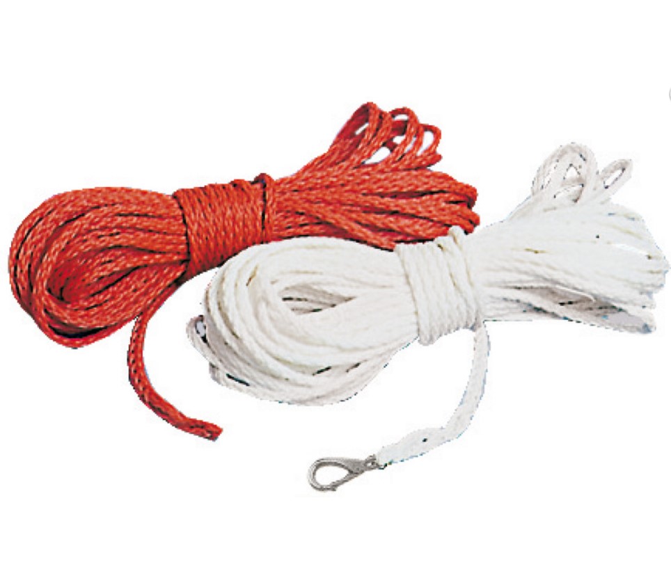 Plávajúce lano oranžové pre záchranné kolesá 30m, Ø 8mm bez karabíny